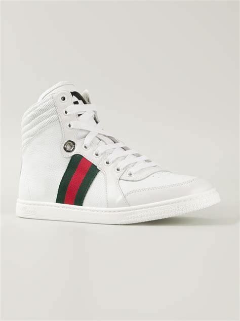 gucci white high top sneakers